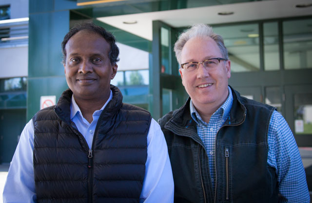 Professors Ajit Dayanandan and Han Donker