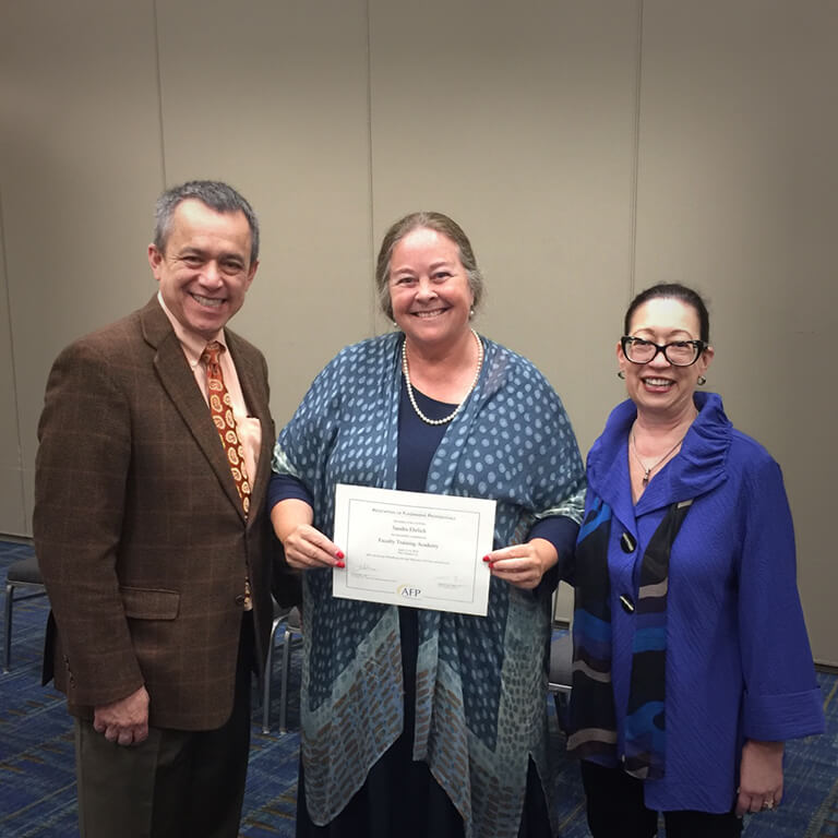 Dr. Sandra Ehrlich receives Master Trainer certification