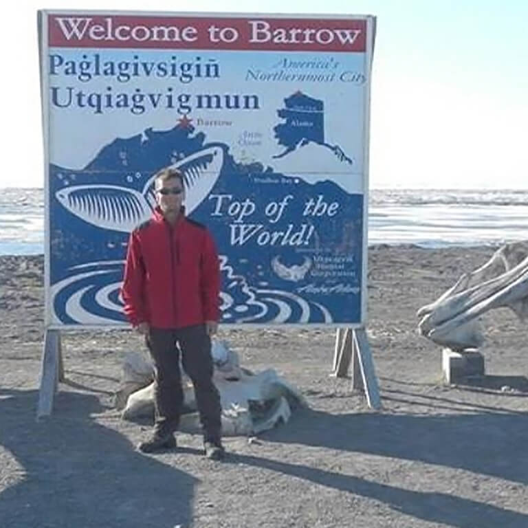 Dr. Bogdan Hoanca in Barrow Alaska